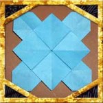 折り紙のあじさい(紫陽花)の折り方！１枚で立体的な作り方