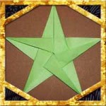 正方形の折り紙で五角形の作り方！五角形の星の折り方も紹介