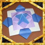 折り紙でこまの折り方！3枚で回して遊べる簡単な作り方