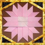 折り紙でコスモスの折り方！4枚で子供も超簡単な作り方