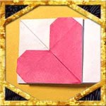 折り紙でハート箸袋の折り方！簡単かわいい作り方でおもてなし