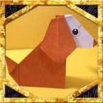 折り紙で犬の折り方！2枚で簡単立体的な作り方を紹介
